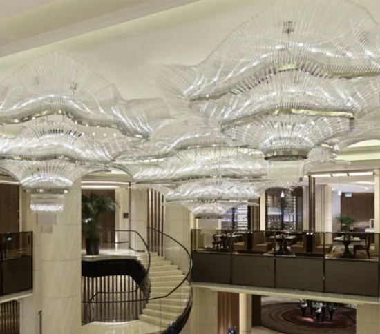 High quality large hotel crystal chandelier