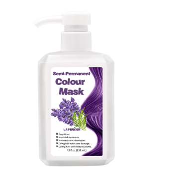 Pas de masque capillaire violet jaune pour les cheveux blonds