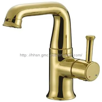 HH121115 Single handle gold water faucet