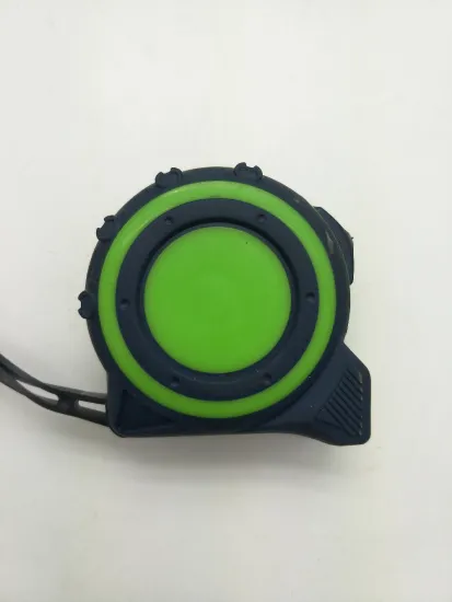 Green drum tape measure