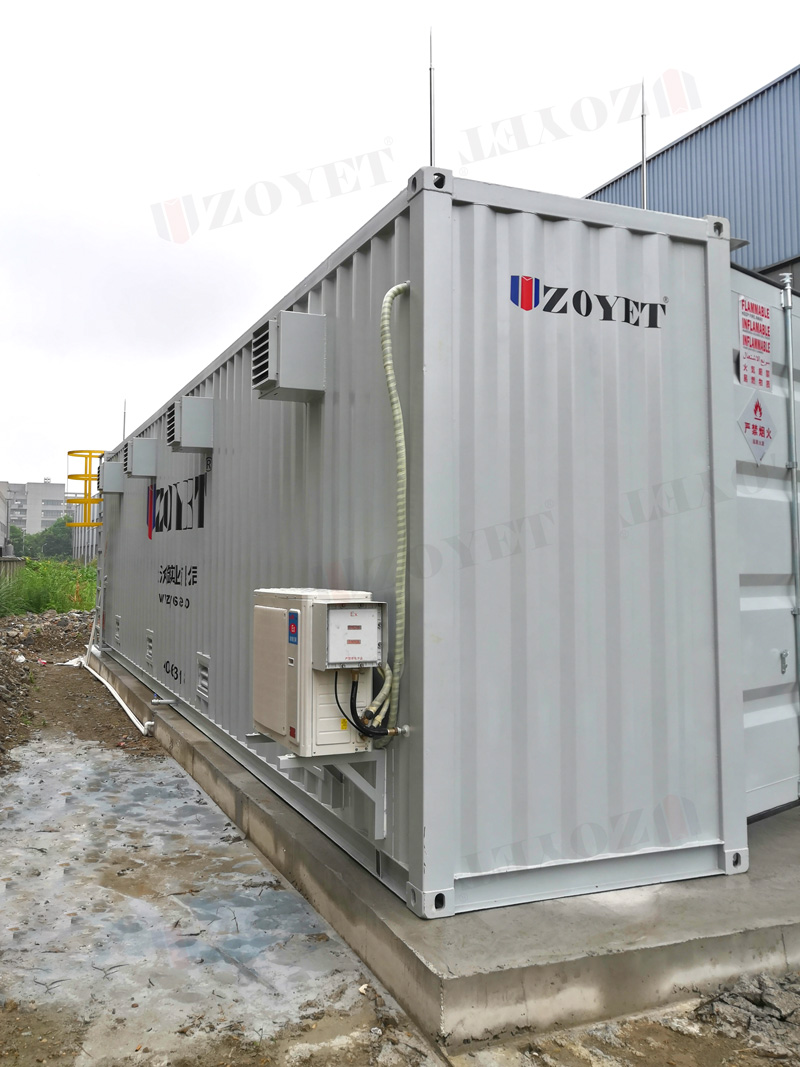 Shelf type Explosion Proof Container with temperature system
