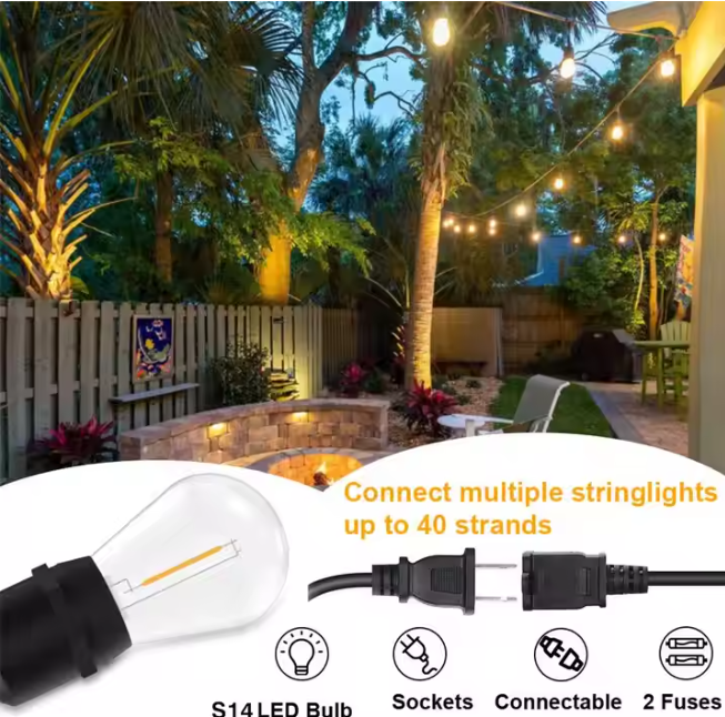 S14 Led string ball lamp