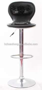 Vintage Club Chair Stool Leather Barstool for sale HC-3251