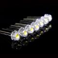 หมวกกันน็อค Super Bright 5mm LED 8-9lm Pure White