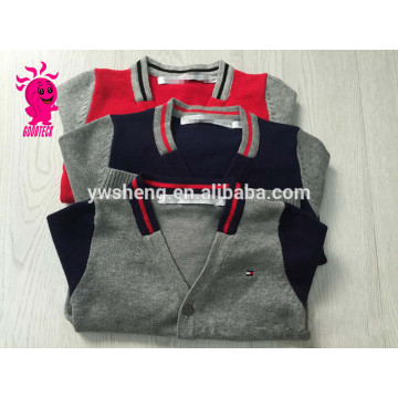 Wholesale Autumn Cotton Boy kids cardigan Sweater European 2015 Baby Kids Fashion Cardigan Sweater