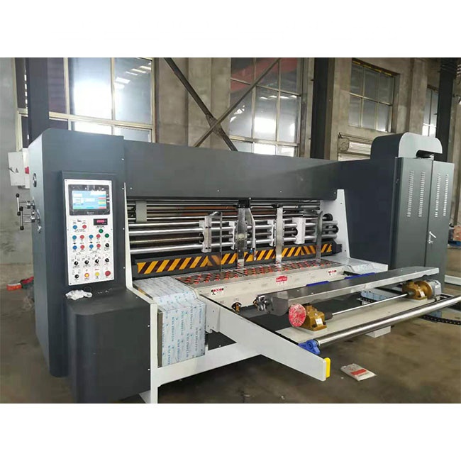 Semi-automatic printing slotting machine
