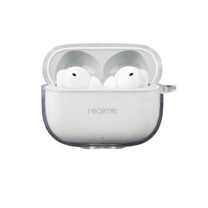 Transparent TPU Protective Case for Realme Buds T300 Earphones