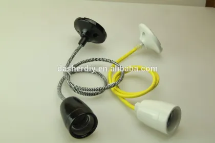 High quality white/black color ceramic chandelier light