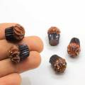 18mm Mix DIY 3D Resin Chocolate Cupcake Charms Simulated Food Kawaii Craft Κοσμήματα Διακόσμηση Διακόσμηση