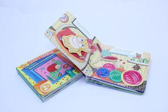 3D Effect Children Flip Card Book Printing Service , Die Cu
