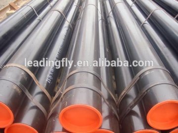 customized black steel seamless steel pipe