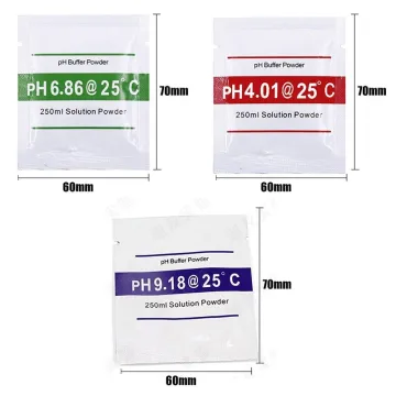 1/2/3pcs 4.01 6.86 9.18 PH Meter Calibration Point PH Buffer Powder Measure Calibration Solution For PH Test Meter