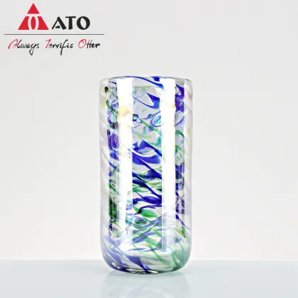 ATO Hand Blown Mexican Drinking Glasses Glass Tumbler