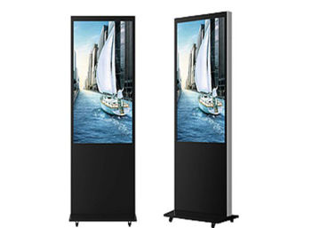 Touchscreen Informational Free Standing Kiosk With Digital Signage