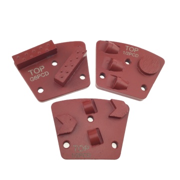 PCD Grinding Shoes for Epoxy, Glue, and Concrete Coating Removal