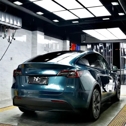 Avalon Green Metallice Car Wrap
