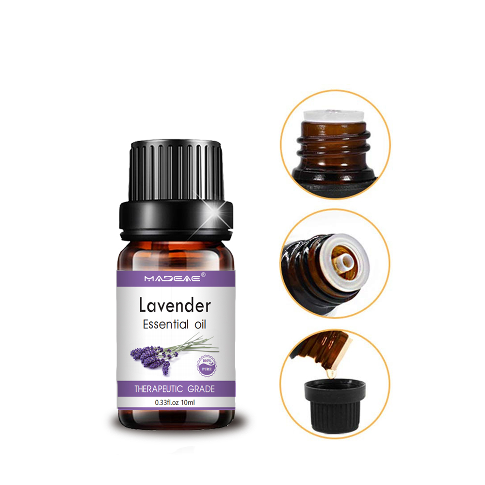 Lavender Mafuta Muhimu 10ml Lavender Mafuta kwa ngozi ya kulala nywele