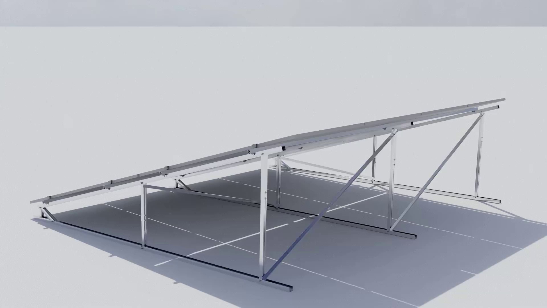 Solar Mounting System for Aluminum Panel Metal Flat Roofs