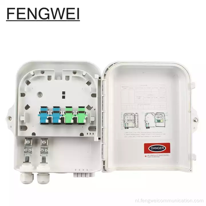Outdoor 8 Core Fiber Optic Termination Box