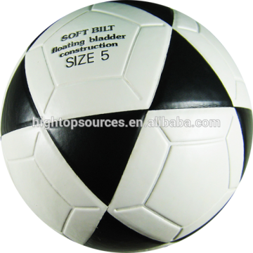 PVC / Super Fiber Material Lamintaed Soccer Ball Thermal Bonded