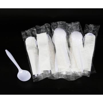 PP Disposable Spoon with Napkin