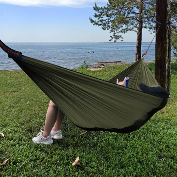 UltraLight Outdoor Parachute Hammock Swing - High-Quality Portable Mini Hammocks for Outdoors