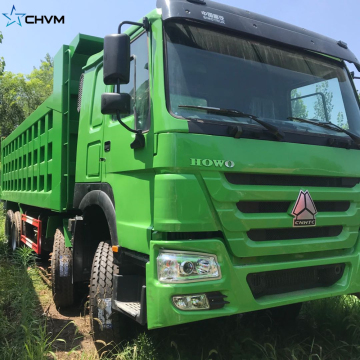 12 Wheeler HOWO 8x4 Autocarro con cassone ribaltabile usato