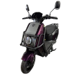 Stylish Electric Motorcycle with Bold Grille