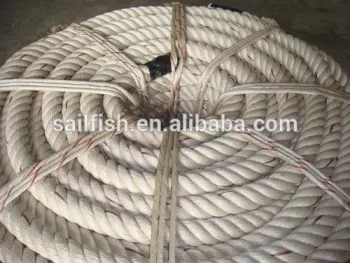 3 Strand twist Polypropylene / Nylon Ropes low EXW price