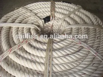 3 Strand twist Polypropylene / Nylon Ropes low EXW price