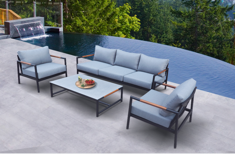 Novo design de lazer ao ar livre sofá de jardim