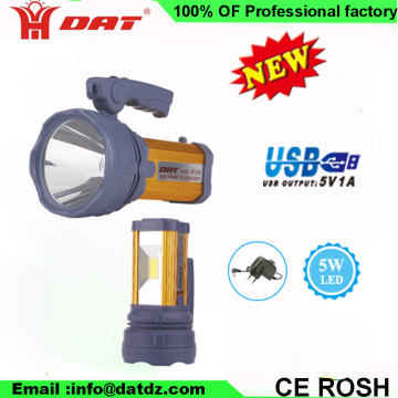 AT-238 new model manufacturing high power searchlight with USB car charging for outdoor