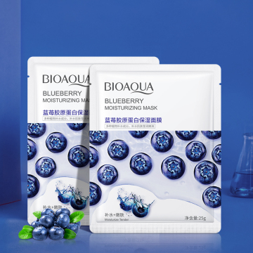 BIOAQUA Blueberry Collagen humectante máscara invisible