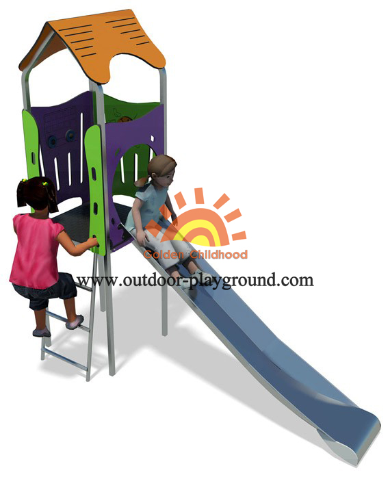 outdoor play structures slide for small yards