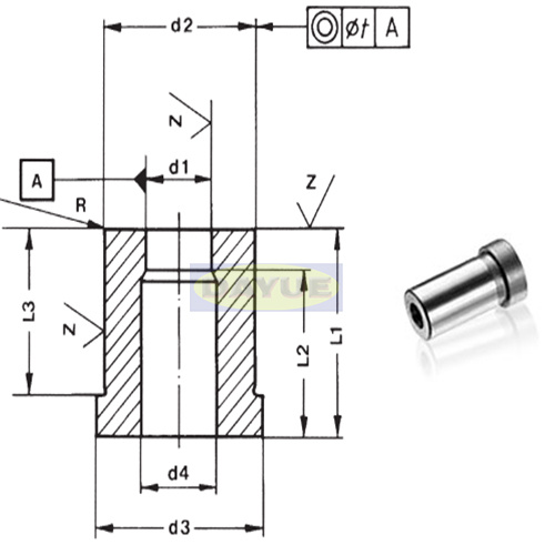 Drill bushes and matrices DIN 9845 Type B