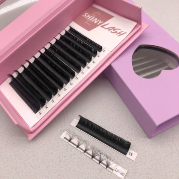 Russian Volume Easy Fan Eyelash Extensions Faux Mink Flare Lashes