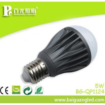 6W E27 based high brightness residential high power 5w led bulb light