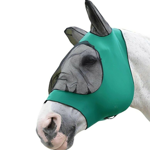 Pferd Lycra PVC Fly Maske