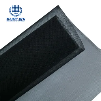Oil-Resistant Epoxy Coated Black Steel Wire Mesh Hydraulic Filter Support