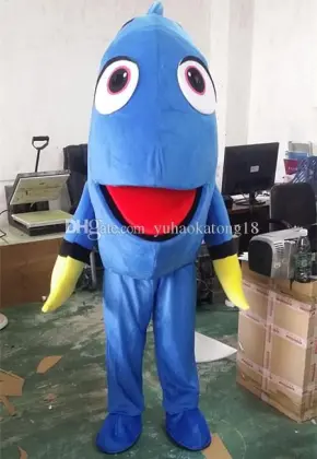 New Finding Nemo Lovely Dory Fish Mascot Costume Hand-made Party and Promotional Supply Adult Size