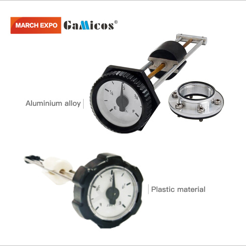 Aluminium Mechanical water and fuel tank level gauge