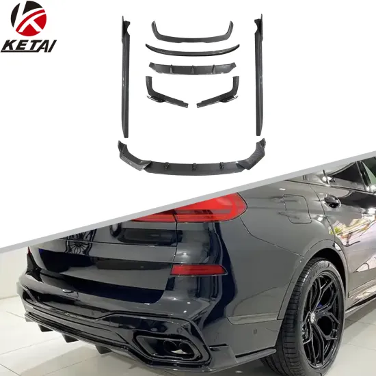 Gloss Black Knight Style Aero Kit for BMW X7 G07 M-Tech