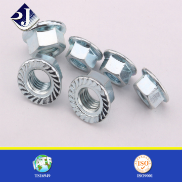 M6 Class5 HDG DIN6923 Flange Nut