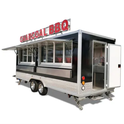 UKUNG Chinese Fast Food Truck with Solar Panels