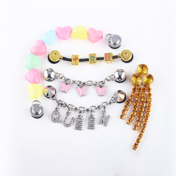 Wholesale Luxury Bling Shoe Charms for DIY Jewelry and Shoe Decorations