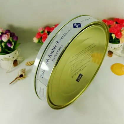 fashion tin can food packing for cookies