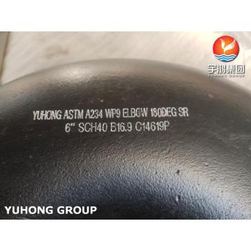 ASTM A234 WP9 ALLIY ACIER 180DEG SR ELBOW