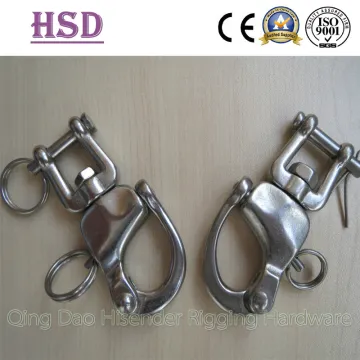 Swivel Snap Shackle with Jaw, Fixed Snap Shackle, Swivel Snap Shackle with Eye End