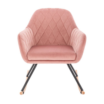 European Style Modern Rocking Chair with Custom Armrests