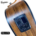 Instalação de coleta Kaysen Eq-17A para guitarra clássica acústica